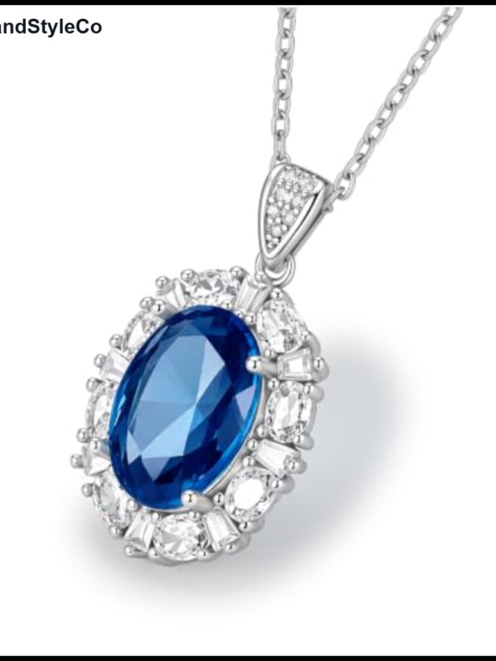14K Gold Plated Cubic Zirconia Choker Necklace Women Hypoallergenic Halo Pendant